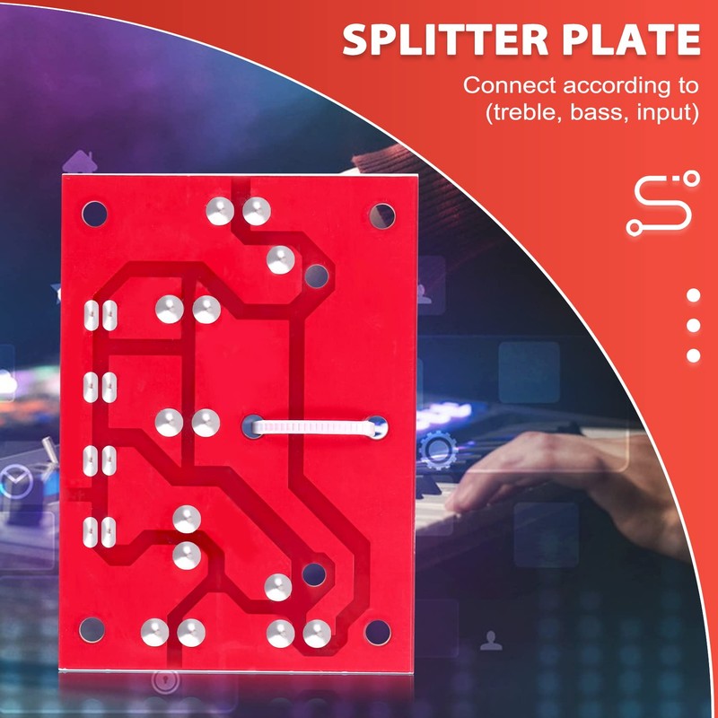 Happysnow YLY-2088 Audio Frequency Divider 400 W Adjustable 2 Way