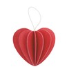 Lovi Heart 1.8" BTRD Bright Red Birch Assembled Ornament Card