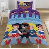 Superhero Girls Single/Double Reversible Duvet Cover Bed Set (Single Duvet