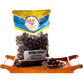 TAJ Premium Indian Nutmeg Whole without Shell, 100g