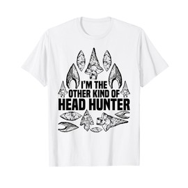 Arrowhead Hunter Displace Case Stone Arrowhead Collector T-Shirt