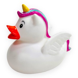 BUSDUGA 4099 Bath Duck - Unicorn - Squeaky Duck Alihorn Bath Toy 9.5 x 8.5 x 6.5 cm