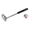 Fackelmann Mestolo Salsa Acciaio Inox/PP, Nero/Argento, 26 x 8 x