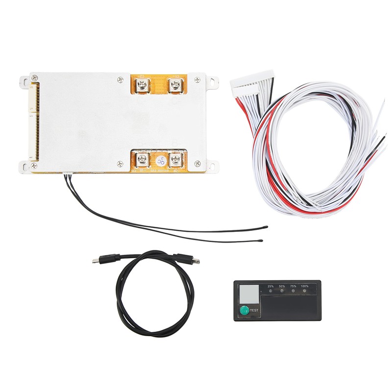 Lithium Battery Protection Board 24S 72V 120A Active Balance PCB