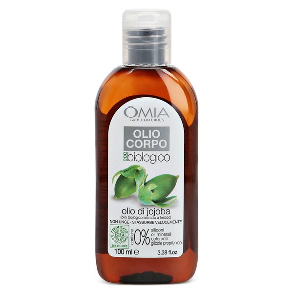 Organic Body Oil Olio Corpo Biologico All 'Olio di Jojoba 100ml
