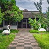 White Flamingo Yard Decorations Pack of 2 Flamingo Decor Ornaments