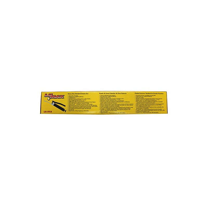 LUMAX LX-1112 Black Heavy Duty Standard Lever Grease Gun. Basic