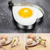 SJUNJIE 5PCS Fried Egg Cooking Rings Stainless Steel Fried Egg
