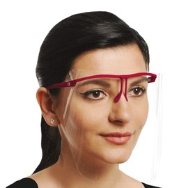 Face Visor Full Protection Mouth, Nose, Eyes, Anti-Bacterial, Glasses Frame, Professional Protection,