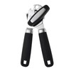 Heavy Duty Stainless Steel Manual Can Opener,Smooth Edge,Comfortable Soft Handle,Rust
