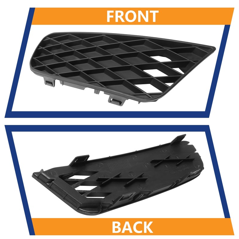 BXZ Front Bumper Insert Outer Grille Fog Light Lamp Cover