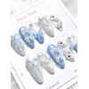 Objet Blue Nail Tips - Short Nose Pin / 오브제