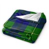 Clan Johnston Tartan Throw Blanket, Ultra Soft Flannel Blanket Warm