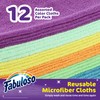 Fabuloso Microfiber Cleaning Cloths for Home & Car, Lint-Free Scratch-Free