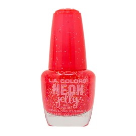 L.A. COLORS Neon Jelly Polish, Tropical Punch CNL364