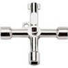 3 Pack 4-Way Multi-Functional Universal Cross Key, Stainless Steel Utility