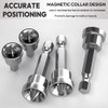 Saipor 10pcs Drywall Screw Depth Setter PH2 Magnetic Positioning Screwdriver
