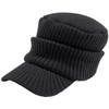 Loo&c Knit Hat with Brim Men's, Large Size, Ribbed, Knit