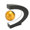 Magnetic Levitation Globe Golden Built in LED Frosted Texture C