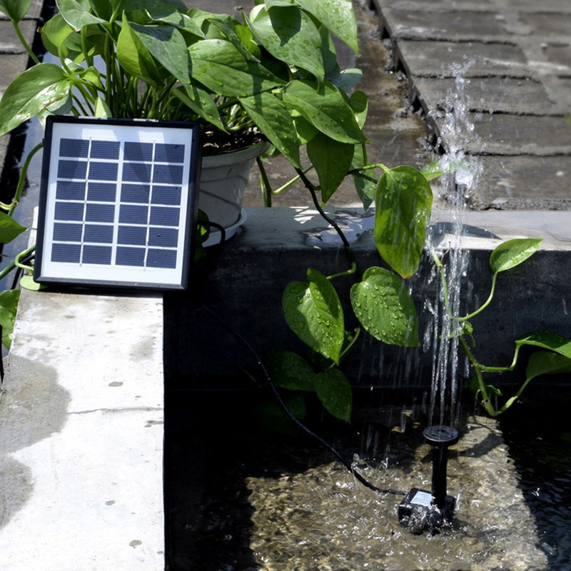 1.5W miniature Brush Less Aquarium Fountain Pond Solar Submersible Water