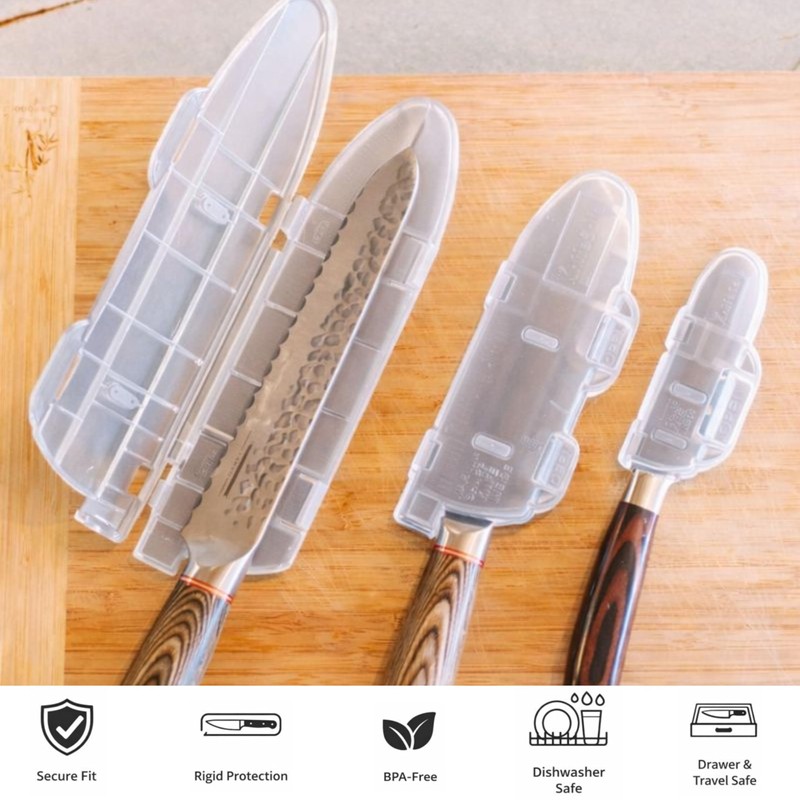 Blade Guard Knife Blade Protectors Chef’s Set Made in USA