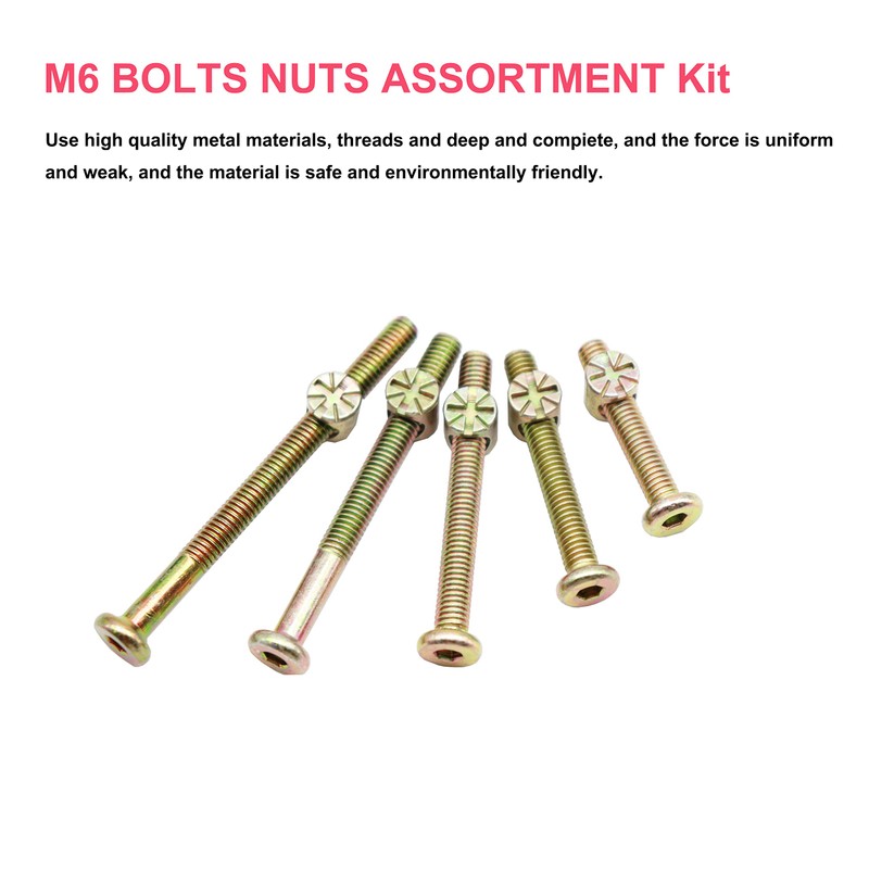 Simmons Crib Parts Hardware Replacement Kit, cSeao 25-Set Hex Socket