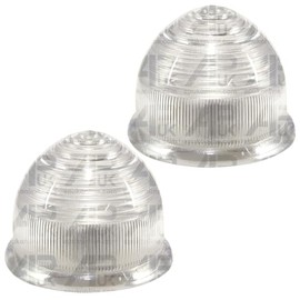 APUK 2X Classic Car Caravan Motorhome Round Domed Front Marker Side Light Lamp Lenses