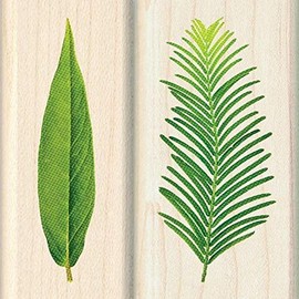 Inkadinkado 60-00790 Wood Stamp Set, Verdure
