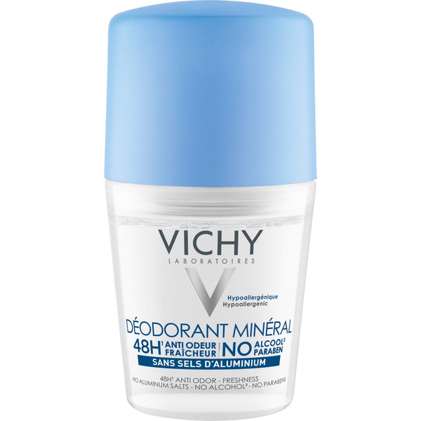 VICHY Mineral Deodorant 48h Roll-On, 50 ml Solution