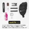 ROCKBROS Saddle Bag, Bicycle Bag, Road Bike, Expandable Capacity, Variable,