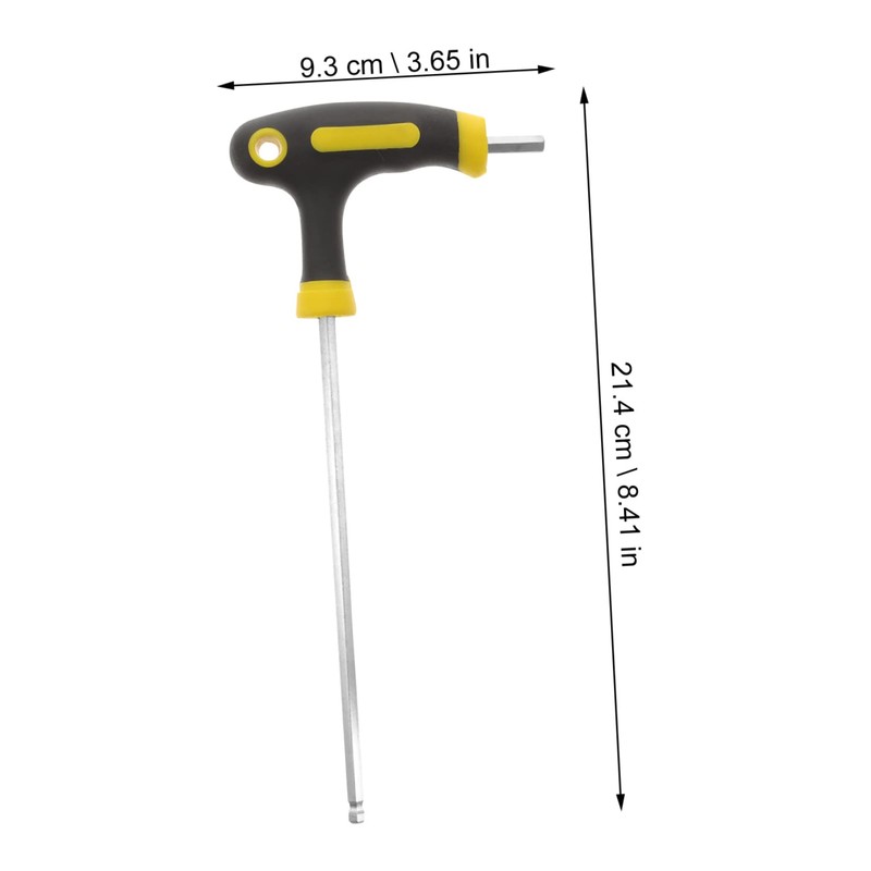 TEHAUX Long Arm Wrench t Handle Ratchet Set 5mm Key