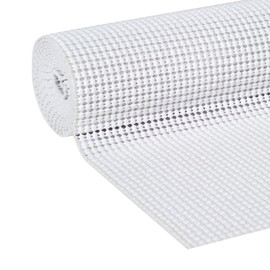 Duck Brand Select Grip EasyLiner Shelf and Drawer Liner, Non-Adhesive, 20-Inch x 6-Feet, Non-Adhesive, White, 1359574