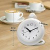 CENTOLLA Bathroom Clock, Waterproof Clock for Shower, Battery Operated (White)