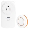 Household Appliances Controller 2-Way Wireless Power Outlet Remote Control SocketOrange