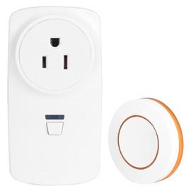 Household Appliances Controller 2-Way Wireless Power Outlet Remote Control SocketOrange Remote Control US Plug 250V