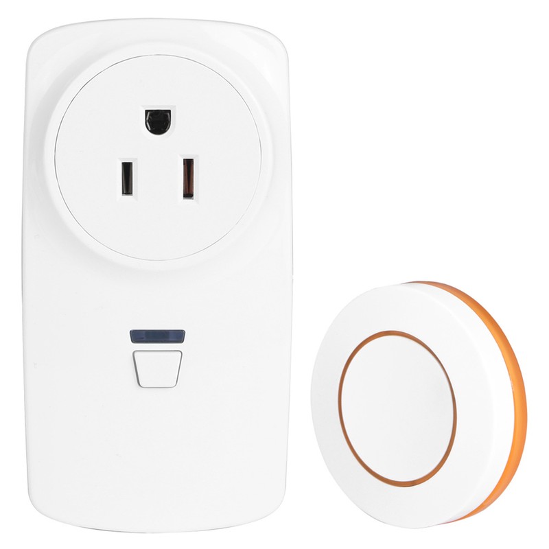Household Appliances Controller 2-Way Wireless Power Outlet Remote Control SocketOrange