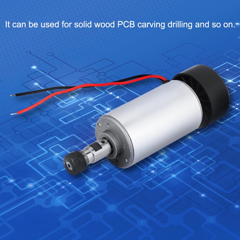 300W 52mm DC 48V CNC Spindle ER11 Air Cooled Motor