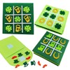 St Patricks Day Gifts 12 Pcs Clover Tic Tac Toe