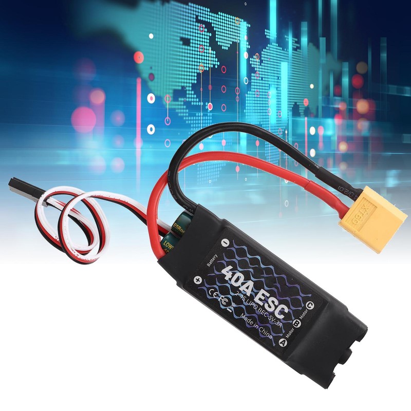 40A ESC 2‑4S Electric Speed Controller 5V 3A BEC with