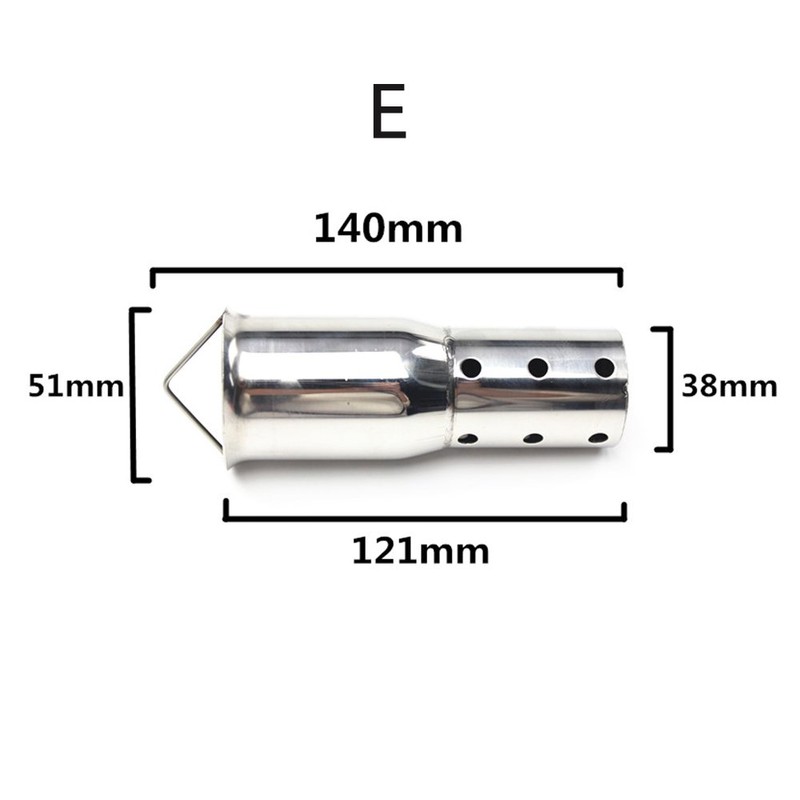 CHANGCHENG 2PCS Exhaust Baffle Silencer Exhaust DB Killer Silencer Muffler