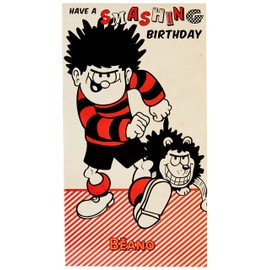 The Beano Dennis the Menace Smashing Birthday Card BN007 Multi Colour