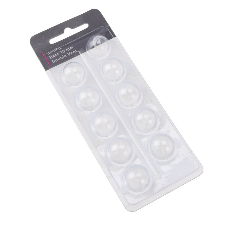 10pcs Double Vent Bass Dome Accessory Single Layer Double Vent