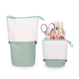 Xespis Pencil Case with Zip, Telescopic Pencil Case, pencil case