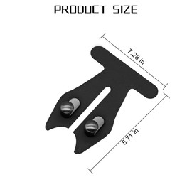 Zpana Car Co-Pilot Glove Box Hooks, Leather Metal Vehicle Passenger Seat Hanger for Handbag Purse Umbrellas, Multifunctional Auto Interior Storage Organizer, Universal for SUV Sedan Truck (Black)