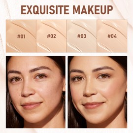 Long-Lasting Concealer Foundation Stick, Full Coverage Foundation Stick, Contouring foundation, Cover Blemishes for All Skin Types (LIGHT SKIN)