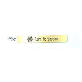 Longaberger Basket Tag #34 - Let it Snow (Snowflake)