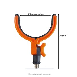 TJR Tackle 2 Coarse Fishing Rod rest heads with adjustable tilt action