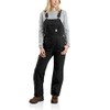 Carhartt womens Quilt Lined Washed Duck Bib Work Utility Coveralls,