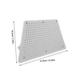 Mipcase Kayak Trolling Motor Mount Installation Plate for Canoes and Fishing Boats Lightweight and Easy to Install Light Grey Motor Block Accessory