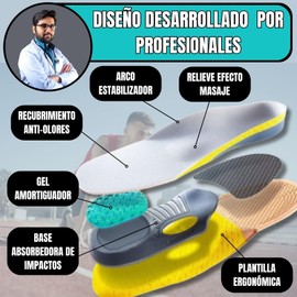 2 Paar Gel-Einlegesohlen für Herren und Damen, professionell entworfen, lindert und beugt Fuß-, Knie- und Rückenschmerzen vor, speziell für Plantarfasziitis (2 Paar, Größe L (41-46))